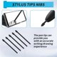 thumbnail image 4 of Touch Stylus S Pen Tips Nibs+ Pen Clip for Samsung Tab S7 S7+/S6 Lite/Note10/Note20 Universal Stylus, 4 of 5