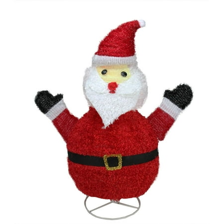 32 quot pre lit outdoor chenille santa claus christmas yard 32 quot pre lit outdoor chenille santa claus christmas yard