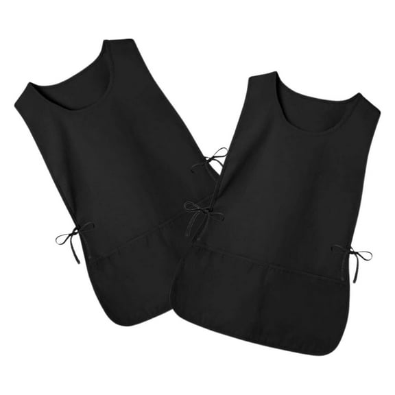 Milisten  Breathable Black Work Apron, Vest Style with Pockets for Kitchen Tasks