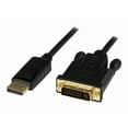 thumbnail image 1 of StarTech.com 6 ft DisplayPort to DVI Active Adapter Converter Cable - 6ft (1.8m) Active DP to DVI M/M Cable for PC - 1920x1200 - Black (DP2DVIMM6BS) - Display cable - DisplayPort (M) to DVI-D (M) - 6 ft - active - black - for P/N: TB3CDK2DP, TB3CDK2DPUE, TB3CDOCKDP, TB3DK2DHV, TB3DK2DHVUE, TB3DKDPMAW, TB3DKDPMAWUE, 1 of 7