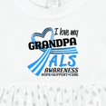 thumbnail image 4 of Inktastic I Love My Grandpa ALS Awareness Support, Care, Cure Girls Baby Dress, 4 of 5