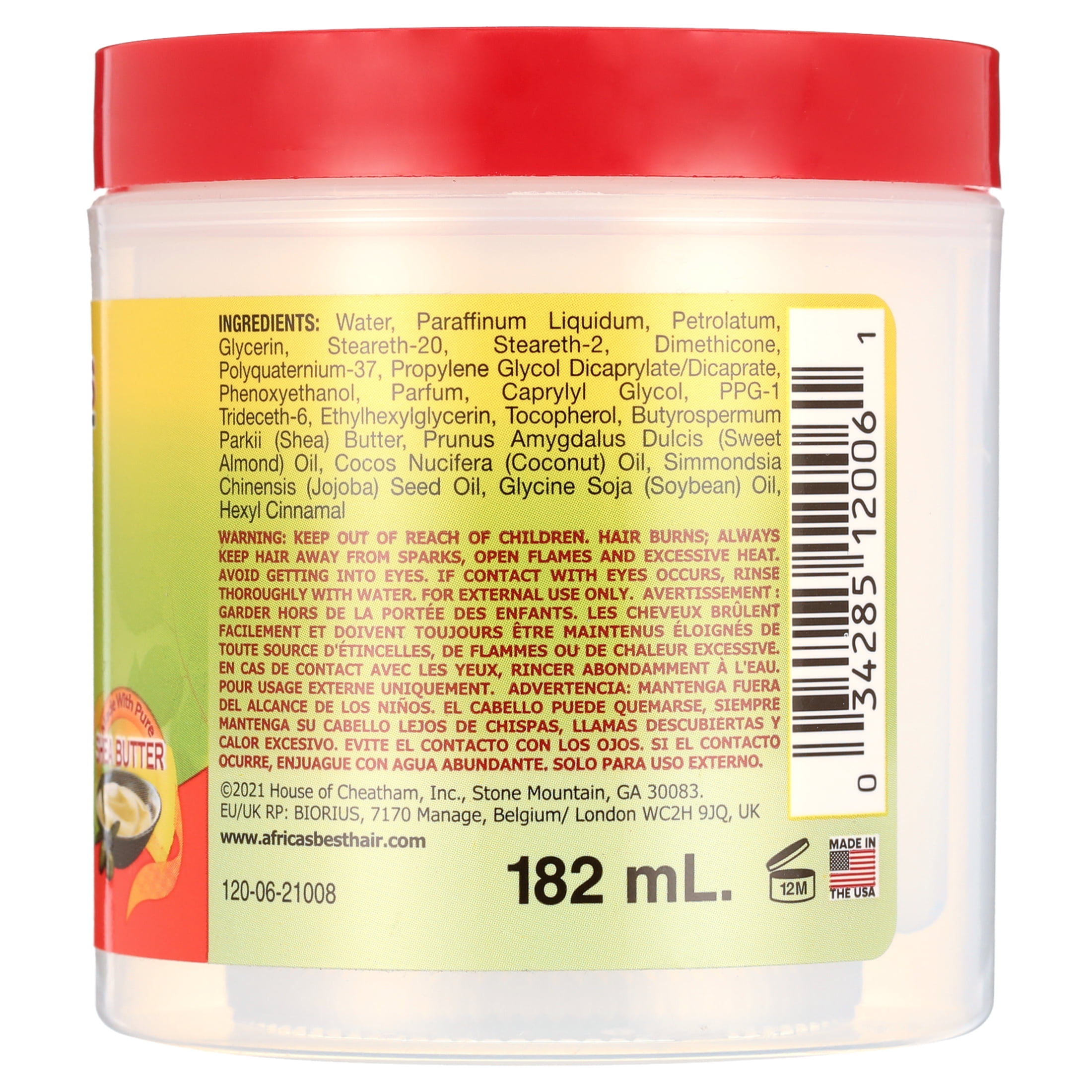 Africa's Best Triple Repair Miracle Cream, Moisturizing Hair