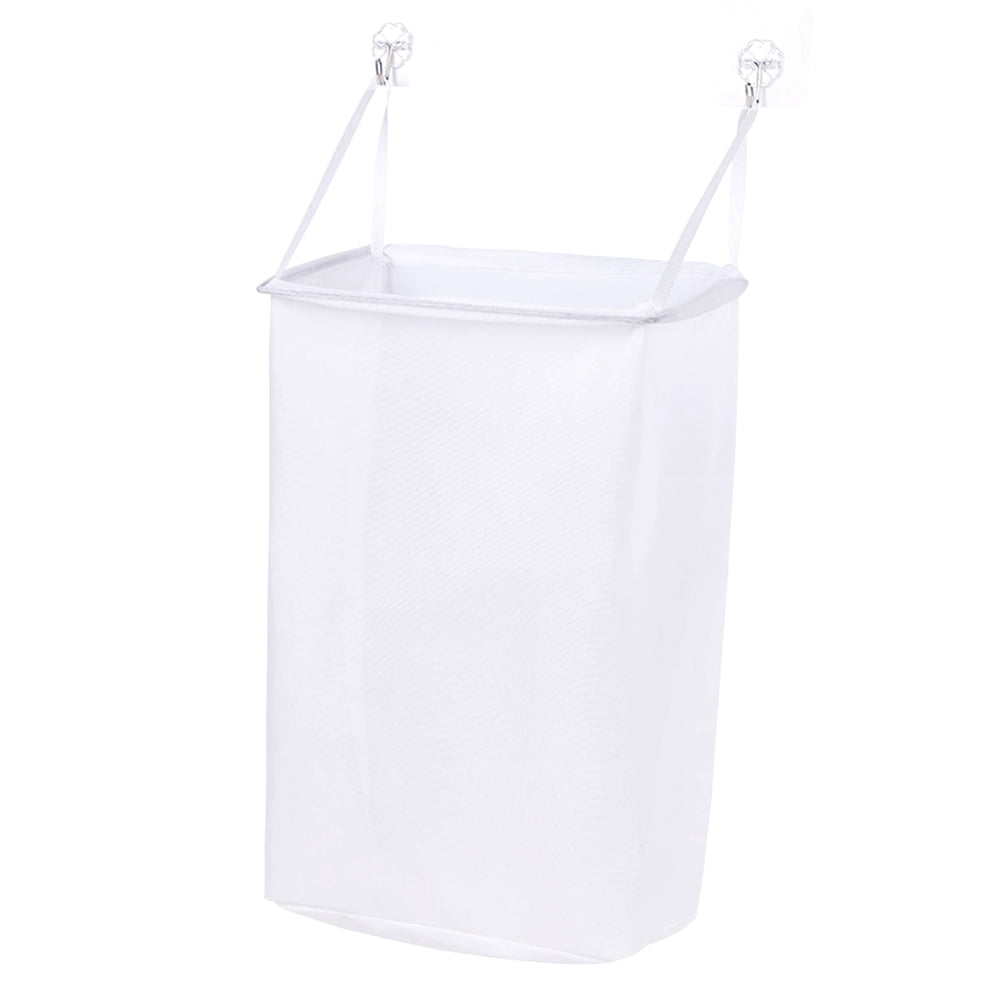 Hanging Laundry Hamper Bag for Closet, Hanging Closet hamper, Closet Laundry Basket with 2 hook