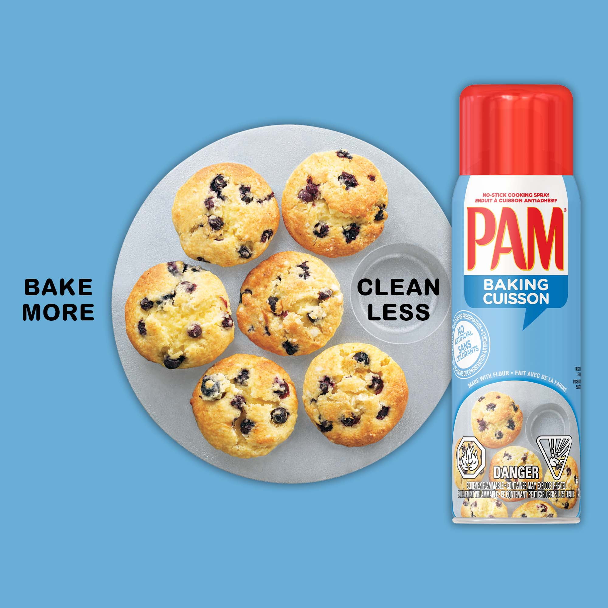 PAM Baking No-Stick Cooking Spray, 141 g