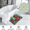 thumbnail image 3 of Cherry Polyester Non-Slip Machine Washable Door Rugs Indoor Rug Game Mat, 3 of 6