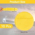 thumbnail image 3 of chasenew 10 Pack Wax Applicator Pads, Microfiber Applicator Pad with Finger Pocket, Foam Car Wax Applicator Pad for Car Cleaning and Polishing (Yellow), 3 of 6