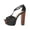 Black, variant on Women's Dany Platform Sandal, Color Options