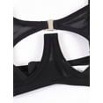thumbnail image 4 of Elegant Black Lace Bra Women's See Through Sexy Sheer Bra Unlined Underwire Support Everyday Bra, 4 of 6