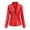 Red, variant on Lindreshi Womens Fall Fashion Leather Jacket Clearance Women's Leather Long Sleeved Short Hoodless Faux Leather Outwear Lapel Jacket