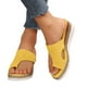 thumbnail image 2 of MKLEKYY Sandalias para Dama, Informales, de Suela Gruesa, de Tacón Medio, Cómodas, para Playa, para Verano, 2 of 4