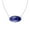 lapis-lazuli, variant on Solid 925 Sterling Silver Necklace For Women, Genuine Black Onyx Cabochon Oval Gemstone Unique Handcrafted Necklace Gift For Her