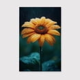 thumbnail image 2 of Sunflower Flower Canvas Wall Art 8x12 inches - Elegant Botanical Rustic Floral Sunflower Flower Watercolor Canvas Artwork, 2 of 5