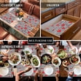 thumbnail image 6 of Valentine''s Day Placemats Set of 6, Red Heart Placemat for Dining Table Decorations, Cotton Linen Simple Black Stripe Place Mats, Valentines Table Mats for Kitchen Dinner Holiday Party Decor, 6 of 6