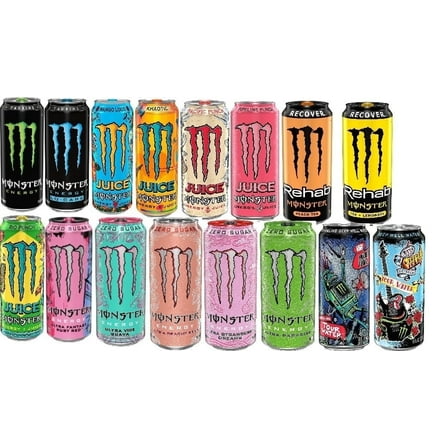 Ultimate Monster Energy Variety Pack - 16oz (Pack of 16)