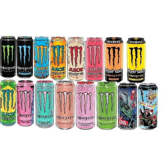 Ultimate Monster Energy Variety Pack - 16oz (Pack of 16)