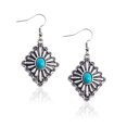 thumbnail image 1 of Pendientes Rustic Couture Western Concho RCE-1083TQ para mujer, 1 of 6