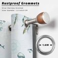 thumbnail image 5 of Outdoor Curtains for Patio Waterproof Turtle Indoor/Outdoor Curtain Tiebacks Ocean Starfish Coral Seagrass Privacy Curtain Sun Block Grommet Drapes for Pergolas Gazebo Porch 2 Panel 54x108 Inch, 5 of 9