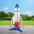 thumbnail image 1 of Rocket Launcher Toys High Flying Rocket Launcher para niños Cohetes de espuma para niños Rojo Hugo  Lanzacohetes, 1 of 8