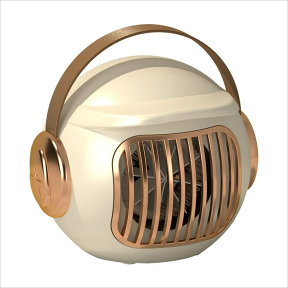 Portable Space Heater, 500W Fast Heating Personal Desk Fan Heater for Office Home Dorm, Quiet Energy Efficient with Overheat Protection