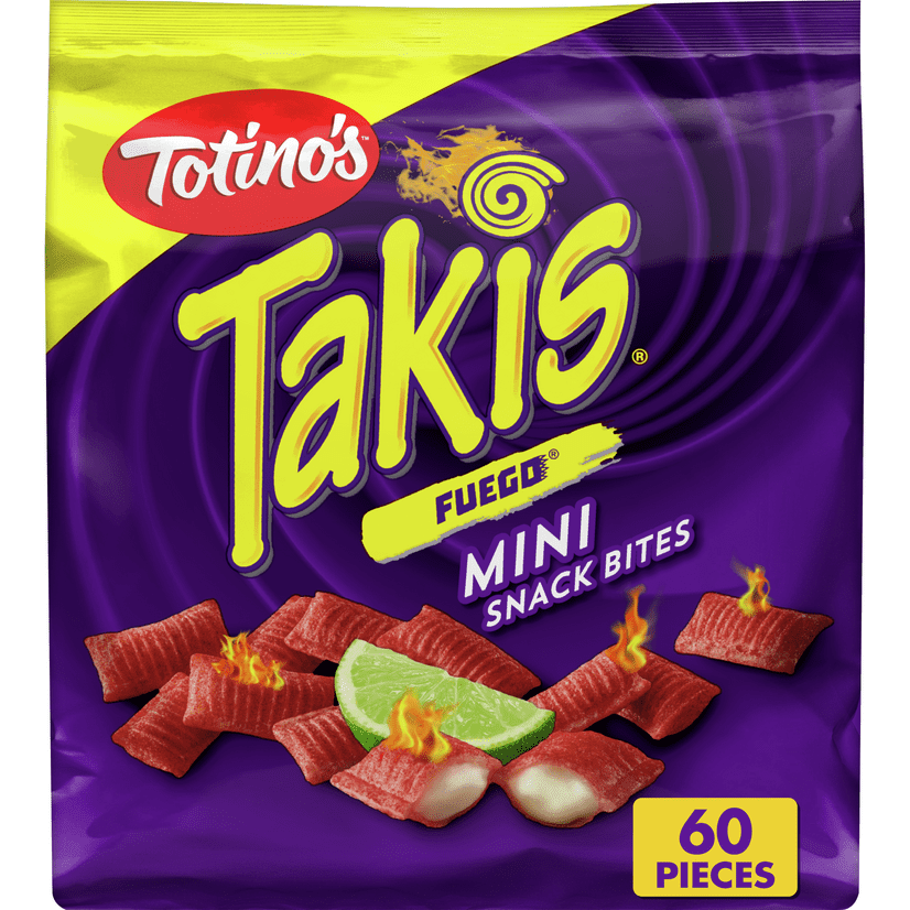 Totino's Takis Fuego Snack Bites, Chili Lime, 60 Bites, 13.9 oz bag