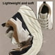 thumbnail image 3 of Zapatos Deportivos para Hombres Y Mujeres Suela Gruesa Ligeras Transpirables Casuales Coreano Bajas Con Cordones (marrón 40), 3 of 9