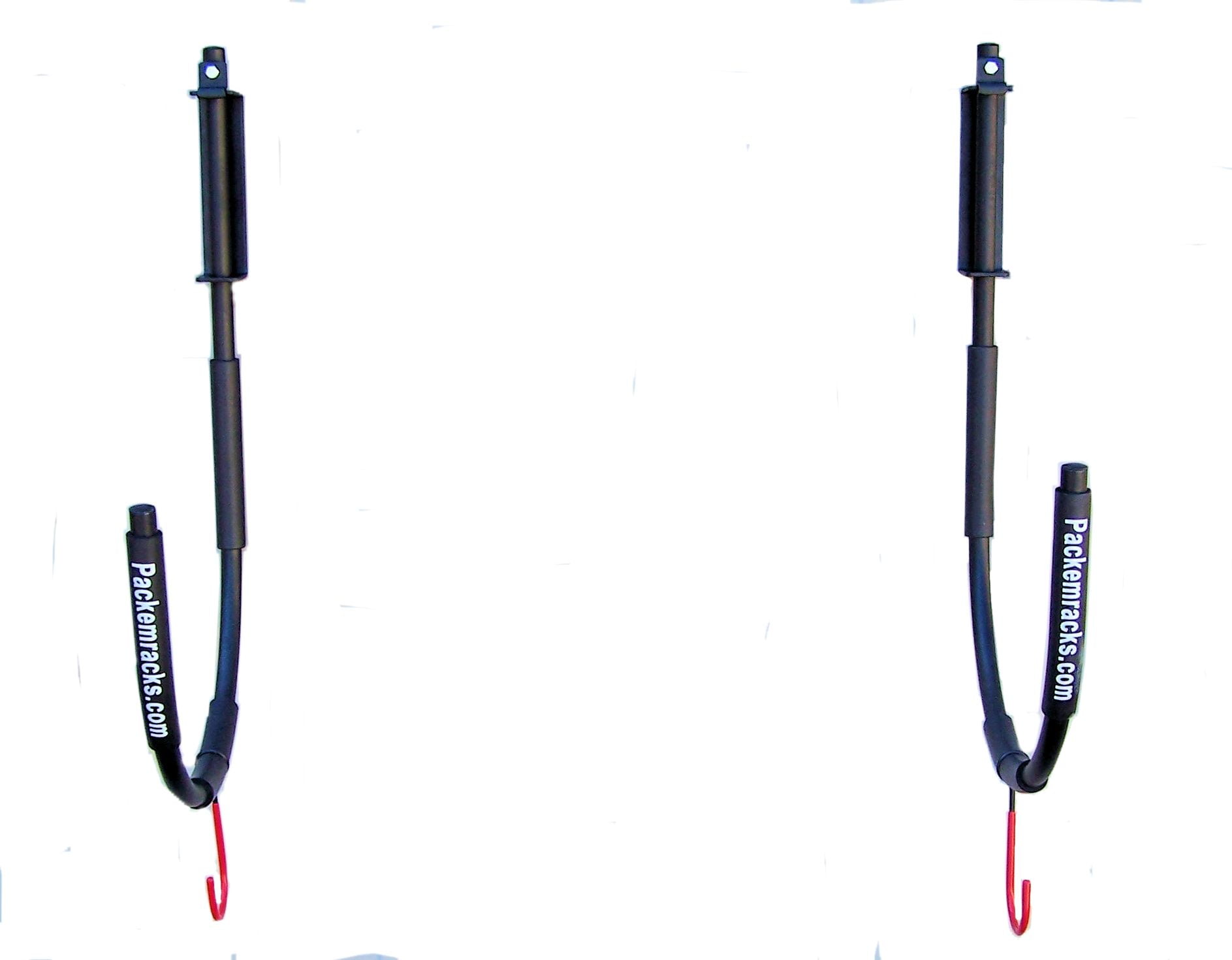 Universal Wall Mounted Kayak Foldaway 2 Rack Set w/Hooks by Pack'em