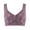 Purple, variant on XMMSWDLA Front Button Bra, Convenient Front Button Bra,Front Closure Sports Bras Women Cotton Ultra Soft Cup,Everyday Sleep Bras,Front Closure Cotton Sports Bras for Women Girls