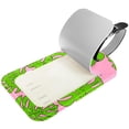thumbnail image 2 of Square 2Pack PU Leather Tropical Leaves Cruise Luggage Tag with Privacy Cover and Name ID Tag for Travel Handbags Backpacks Luggage Tags, 2 of 6