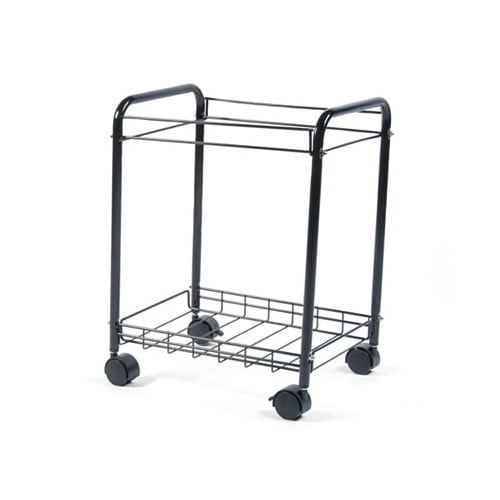 Letter/Legal Desk Side File Cart 17.25w x 13d x 22h, Black