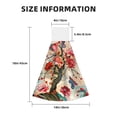 thumbnail image 3 of Yiaed Butterflies And Flowers Painting Print Coral Velvet Wipes Absorbent Wipes Cleaning Cloths Household Table and Dish Wiping Cloths, 3 of 7