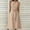 Beige, variant on Zorckvet Cotton Linen Dresses for Women Plus Size Sundresses Sleeveless Vacation with Pockets Fashion Womens Dress Casual