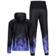 thumbnail image 5 of Oucaili Conjunto de chándal para hombre Sudaderas con capucha + Trajes de pantalón Conjuntos de jogger de dos piezas Sports Lounge Loungewear 2 piezas Sudaderas con capucha Chándal, 5 of 6