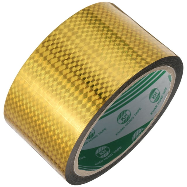 Gold Metalized Tape 1.8 Inch x 55 Yards Decor Tape for DIY