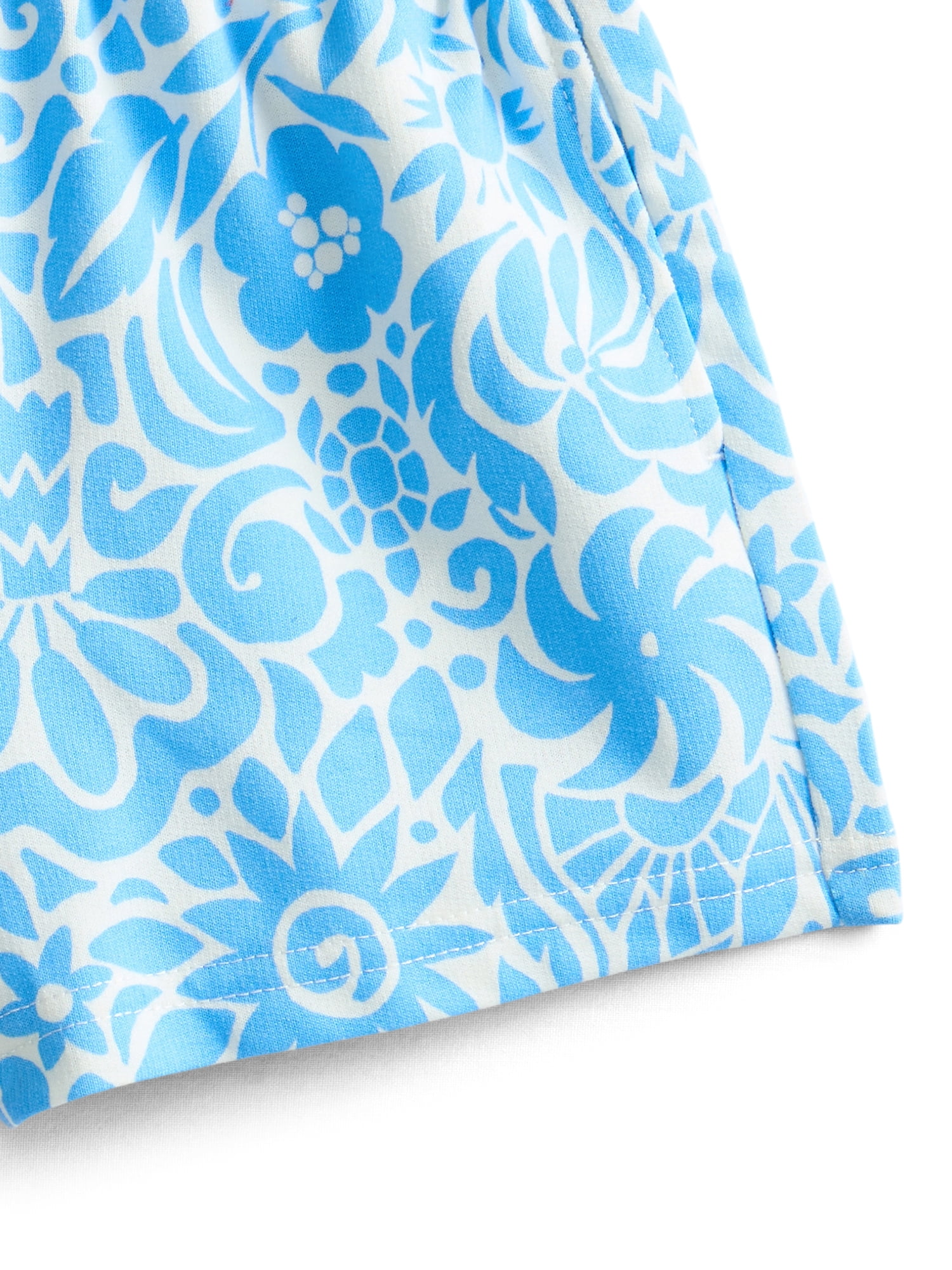 Wonder Nation Toddler Girls Soft Knit Pull On Shorts, Sizes 18M-5T