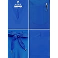 thumbnail image 4 of Adar Addition Go-Everyday Scrub Set For Men - Stylish Scrub Top & Cargo Scrub Pants - A9800 - Royal Blue - XL, 4 of 7