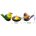 thumbnail image 2 of Figuras de pájaros en miniatura Zulema Estatua de pájaro decorativa, 2 of 8