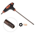 thumbnail image 3 of Uxcell T20 Anti Tamper Proof Torx Key T-Handle Dual End Wrench, S2 Steel, 3 of 5