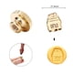thumbnail image 5 of Cuadros Decorativos Cabezal de sello de bricolaje sobre cabeza de sello decorativa en relieve para invitaciones de boda (T) Ehuebsd embutido en tela, 5 of 6