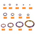 thumbnail image 3 of Uxcell 1.5-23.3mm Ceramic Fishing Rod Repair Kit Guide Ring, 26 Pack, 3 of 4
