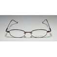 thumbnail image 4 of NEW SMARTCLIP 281 MENS/WOMENS DESIGNER FULL-RIM VIOLET OPTICAL WITH POLARIZED CLIP-ON LENSES FRAME DEMO LENSES 46-17-135 SUNGLASS LENS CLIP-ONS SPRING HINGES EYEGLASSES/EYEGLASS FRAME, 4 of 10