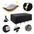 thumbnail image 5 of Patio Garden Furniture Covers Waterproof Outdoor Chair Case Sofa Table And Chair Dustproof Cover Black, 5 of 5