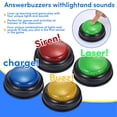 thumbnail image 2 of Paquete de 8 Buzzers ANABIUP para juegos de preguntas con luces y sonido, 2 of 7