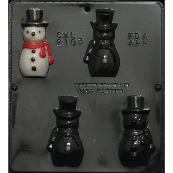 2103 Snowman Chocolate Candy Mold