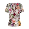 thumbnail image 4 of Basic Fitted Tees Plus Size Blouses for Women 4X-5X Plus Size Womens Shirts Trendy, 4 of 4
