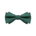 thumbnail image 1 of CORBATA DE LAZO PREATADA PARA HOMBRES INSPIRE CHIC DE COLOR SÓLIDO CAPAS PARA FIESTAS Y BODAS VERDE OSCURO, 1 of 4