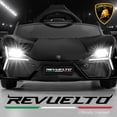 thumbnail image 4 of Best Choice Products Kids 12V Ride-On Car Officially Licensed Lamborghini Revuelto w/ Remote, LED Lights - Black, 4 of 10
