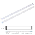 thumbnail image 3 of Unique Bargains FFC Cable 0.5mm Pitch 40 Pin 400mm Flat Ribbon Cable for LCD Screen B Type 2 Pack, 3 of 6