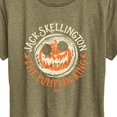 thumbnail image 2 of The Nightmare Before Christmas - Jack Skellington Pumpkin King - Women's Short Sleeve Graphic T-Shirt, 2 of 5