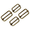 thumbnail image 2 of 100PCS Slide Belt Connection Roller Buckles Bag Strap Adjustable Metal Pin Buckles for Backpack Suitcase Clothes(Bronze), 2 of 8