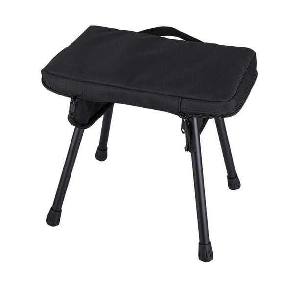 Taburete de Camping Zulema asiento silla de pesca ligero negro